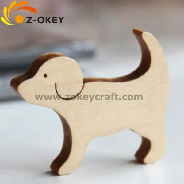ZCO1590 Promotional goods wood fridge magnet dog