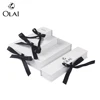 Hot sale custom simple kraft paper square cardboard jewelry ring bracelace necklet box jewelry packaging box