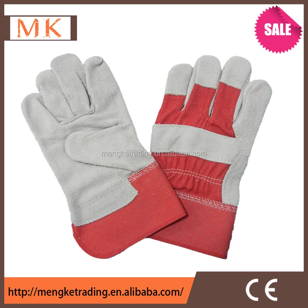 personalized leather work gloves