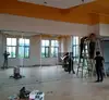 Dance studio soundproof movable partition wall acoustic folding partition wall with mirror surface