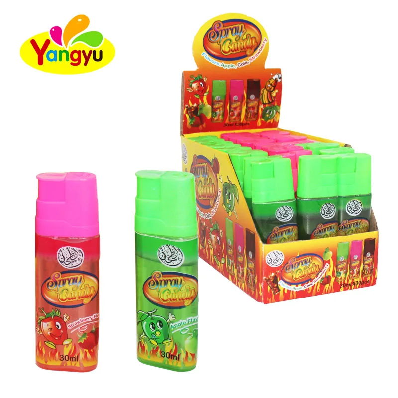 Sweet Lighter Shape Liquid Candy Spray Candy In Bottle For Drinking