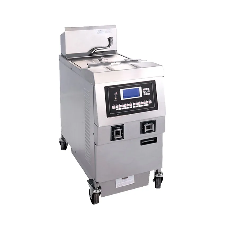 Electric Onion Frying Machine / Deep Fryer Temperature Control / Justa