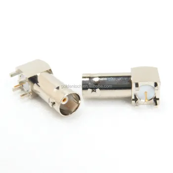 75 Ohm Bnc Connector Right Angle Pcb Mount Jack - Buy Bnc Pcb Jack,Bnc