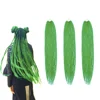 ombre jumbo ponytail braiding boxed hair 22inch 110g Solid 2 3 4 5 Tones Color Box Braids Crochet Hair Synthetic Fiber Extension