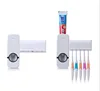 Hot Sale Home Automatic 5 Toothbrush Holder /Set Wall Mount Stand Toothpaste Dispenser