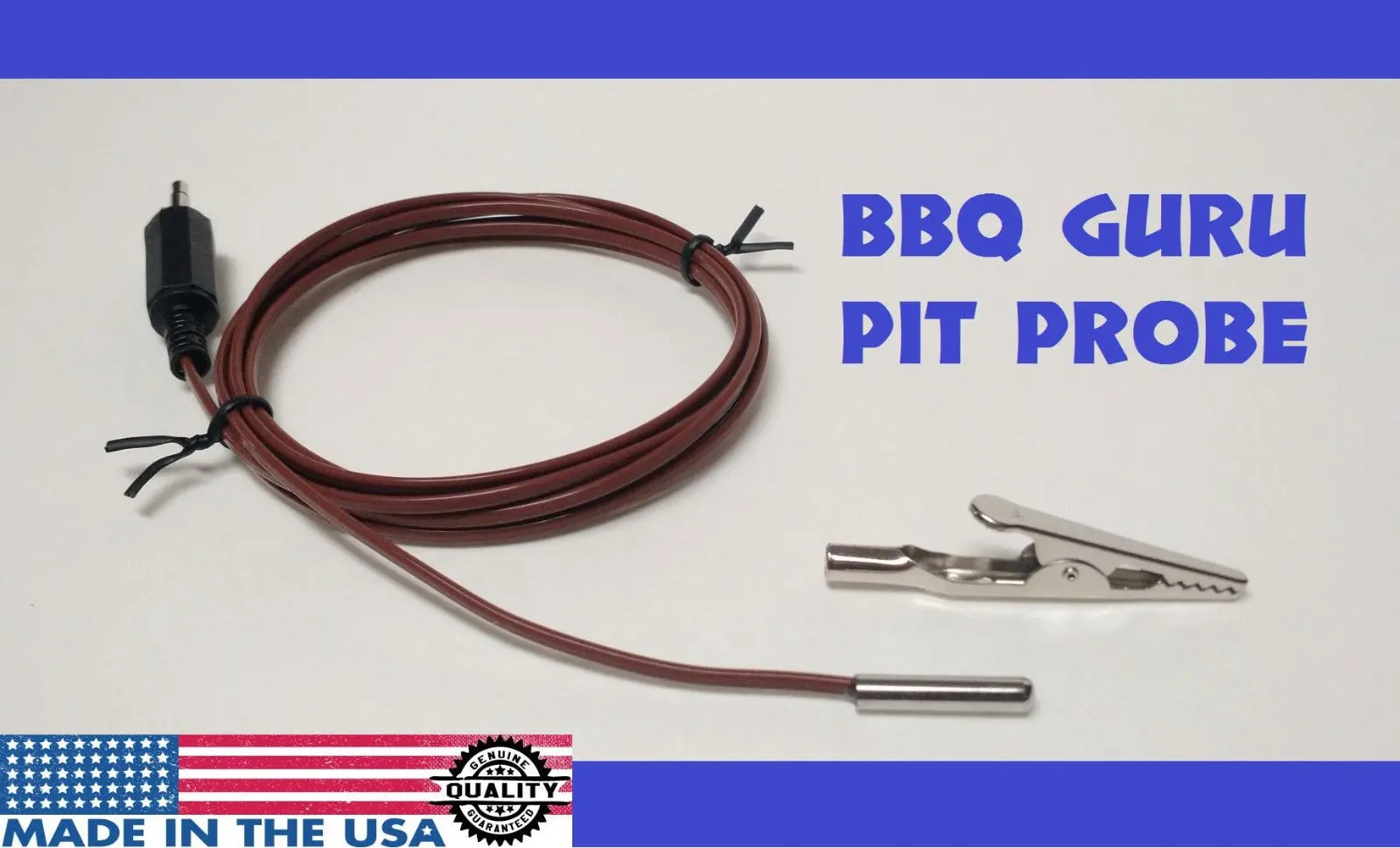 BBQ Guru Compatible 6/' Pit Probe Thermometer Grill Smoker PartyQ DigiQ CyberQ HT