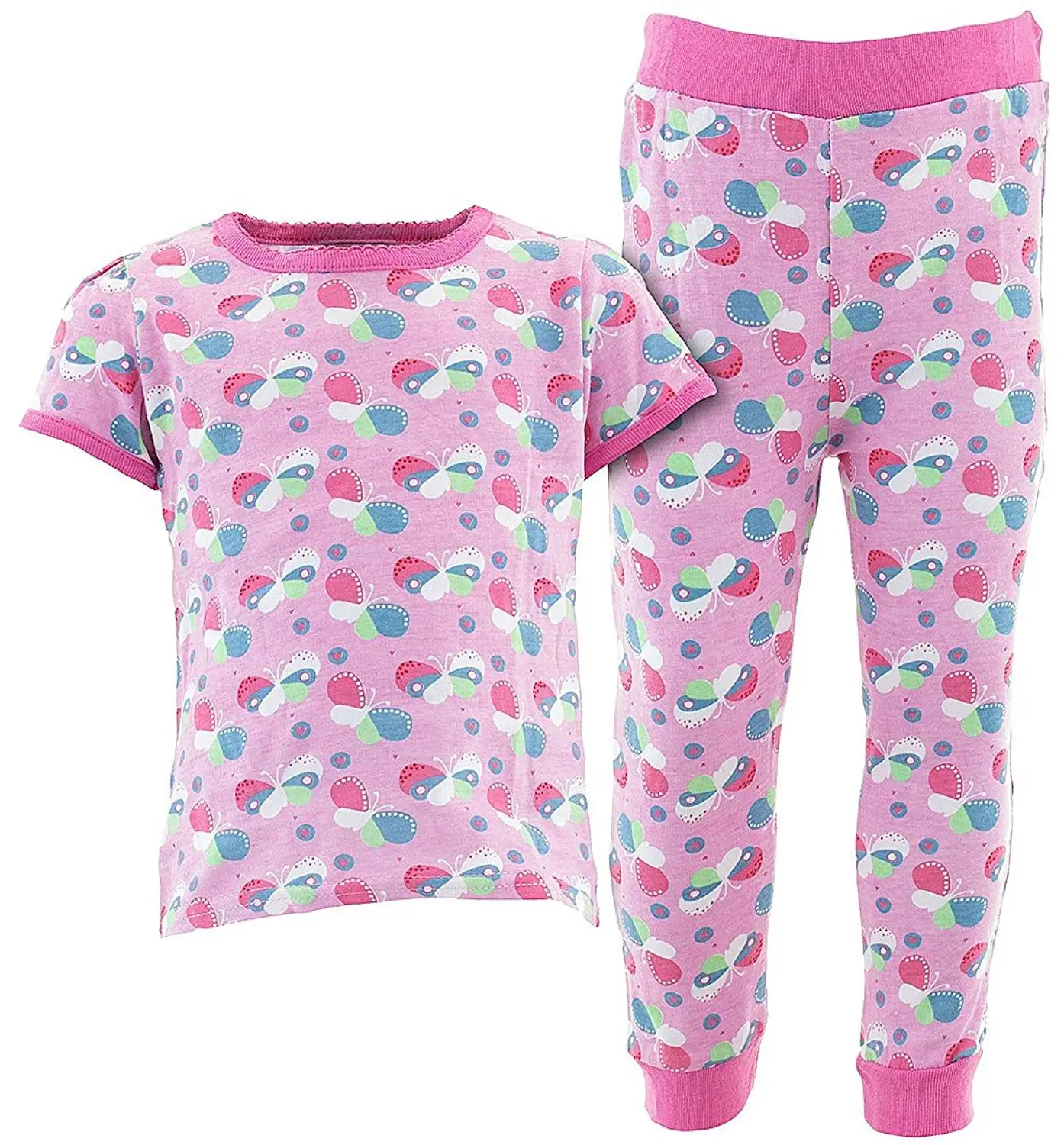 Sweet & Soft Baby Girls' Short Sleeve Cotton Pajamas