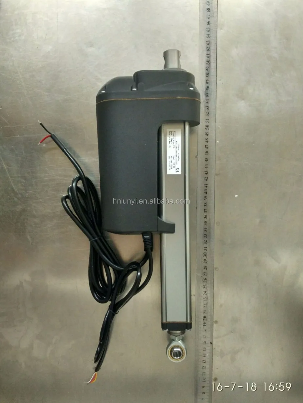 Heavy Load Force Ip66 12000n Dc Electric Linear Actuator With Manual