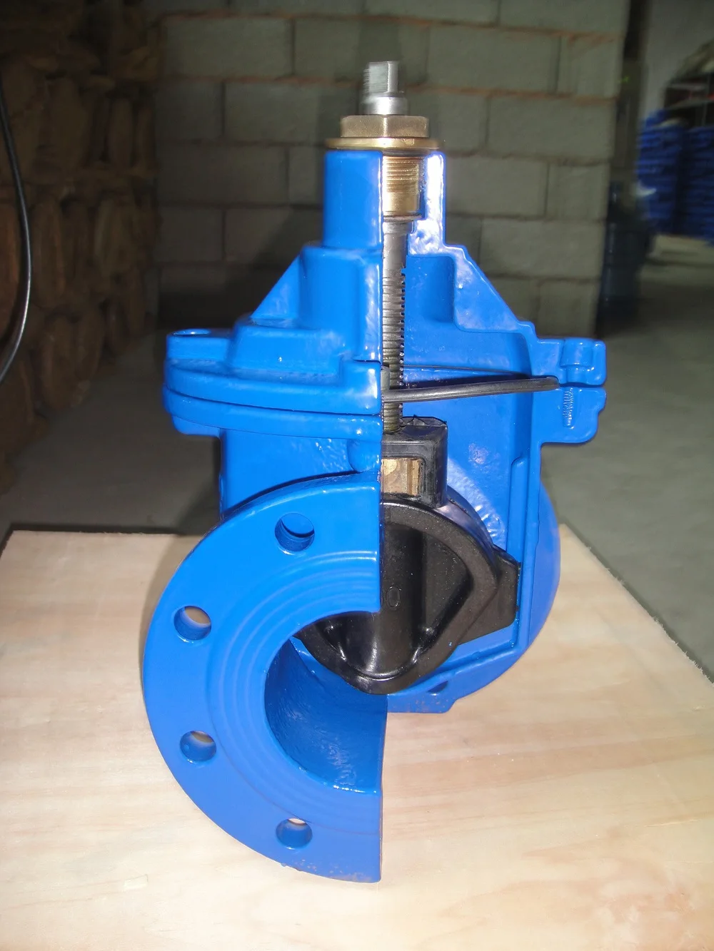 Ductile Iron 3 Inch Gate Valve Pn10 Pn16