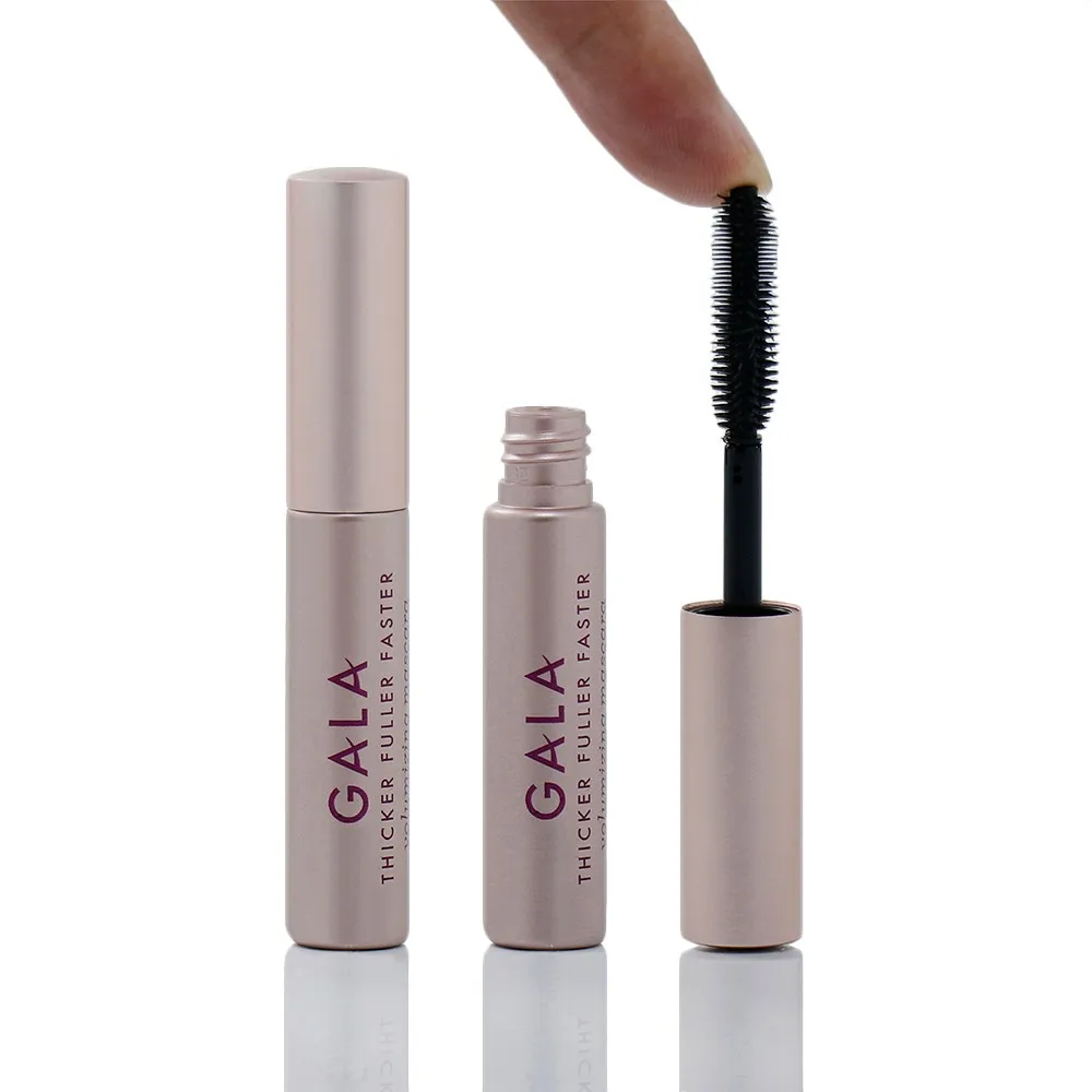 6ml Luxury Rose Gold Pink Empty Aluminum Mascara Bottle Tube With Nylon