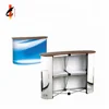 Economic foldable pop up counter table with booth backdrop