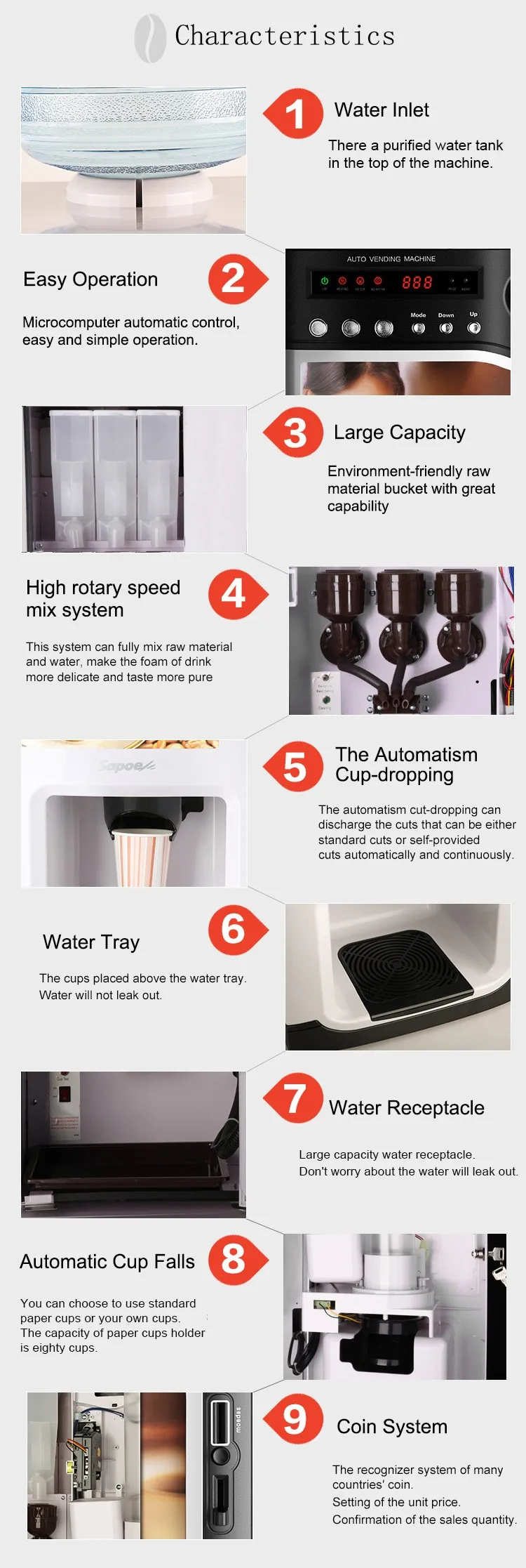 Profitable Simple Automatic Intelligent 3 In 1 Coffee Drinks Electronic 24 Hours Korean Coffee Vending Machine Buy French Soft Drinks Drink Dispenser Coin Operated Drink Vending Machine Product On Alibaba Com