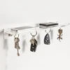 Home Storage Holder Keys Rack Wall Fixed Clear Acrylic Shelf