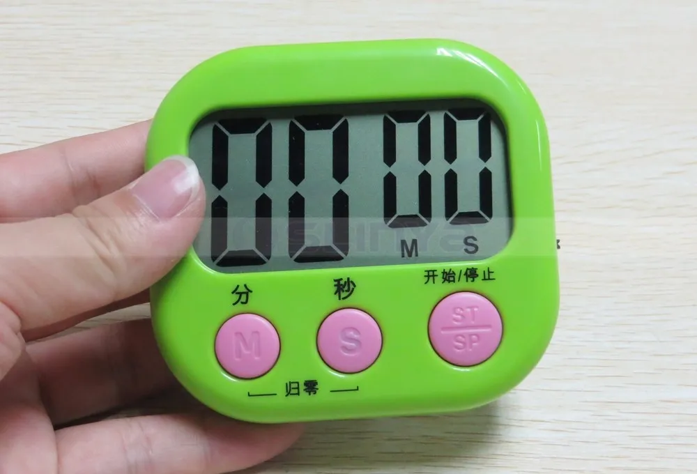 Mini Cooking Timer With Big Lcd Screen Aaa Battery Countdown 4 Color Digital Kitchen Timer Buy