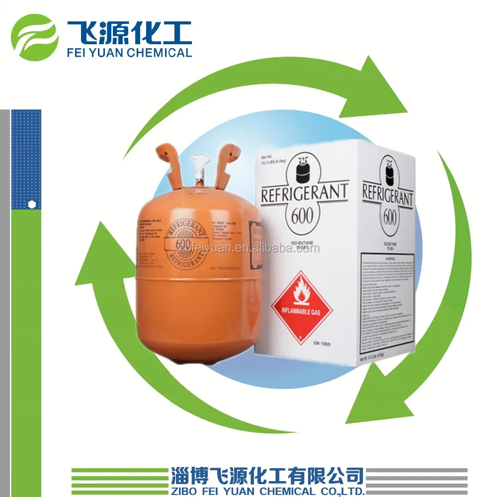 
factory supply 99.9% purity n-butane refrigerant r600 gas 