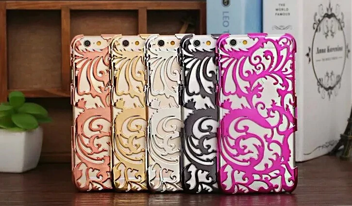 Newest Hot selling Metal hollow out shell cover for Samsung Galaxy note 5 edge pierced case