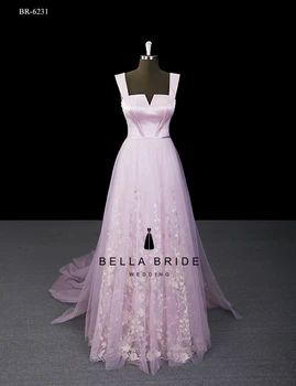 lavender evening gown