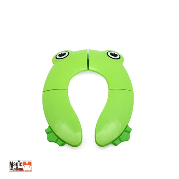 New Folding Frog shape Kids Travel Portable Reusable Toilet pads with carrying bags