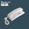 Digital intercom two-wire and two-way handset audio only phone