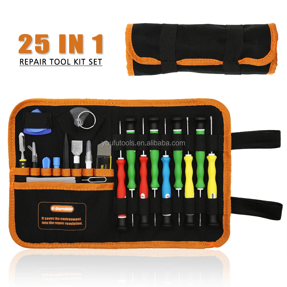 25 In 1 Electronic Device Repair Kit With Convenient Bag Package Laptop