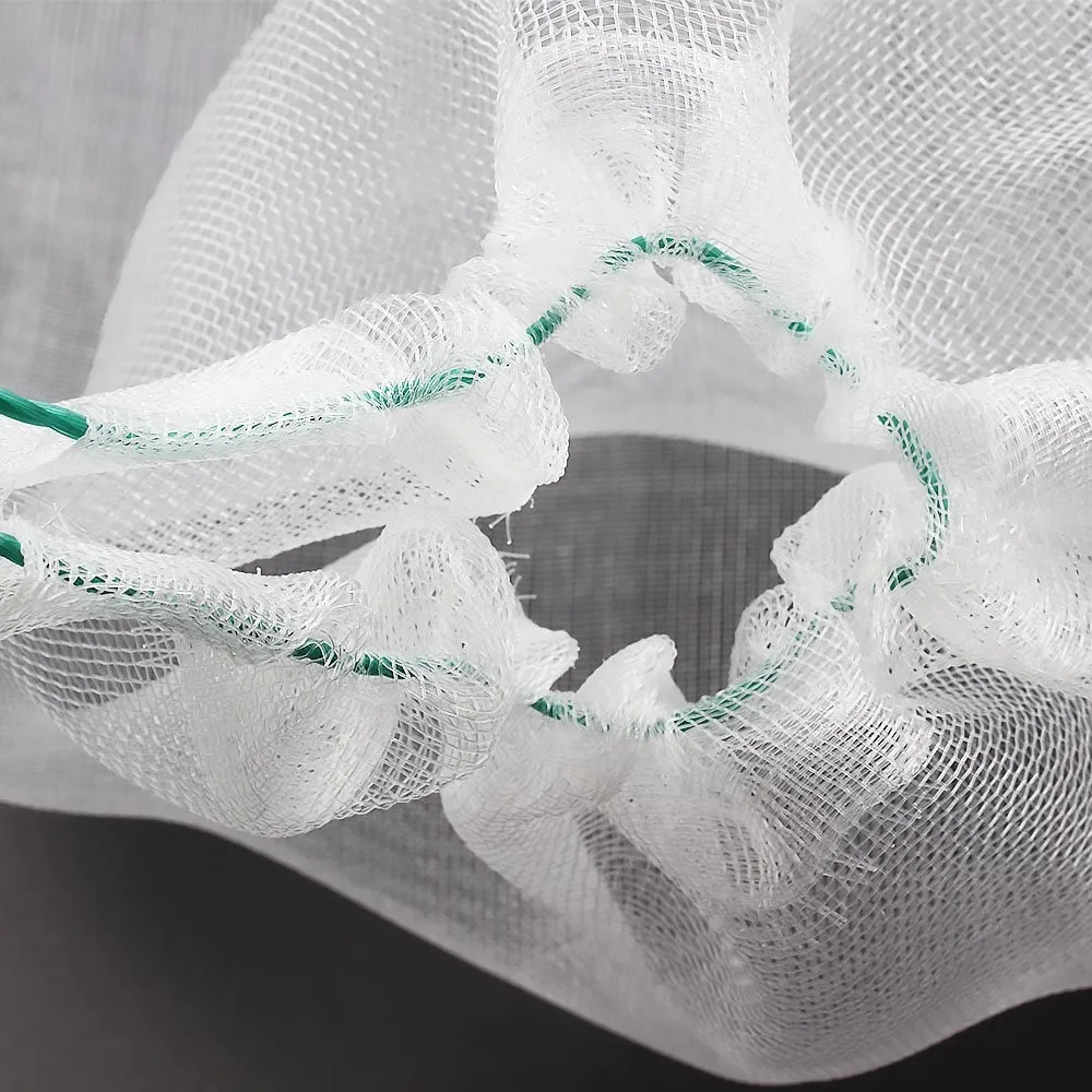 White Fruit Fly Net Reusable Insect Proof Mesh Bag Vegetable Mosquito