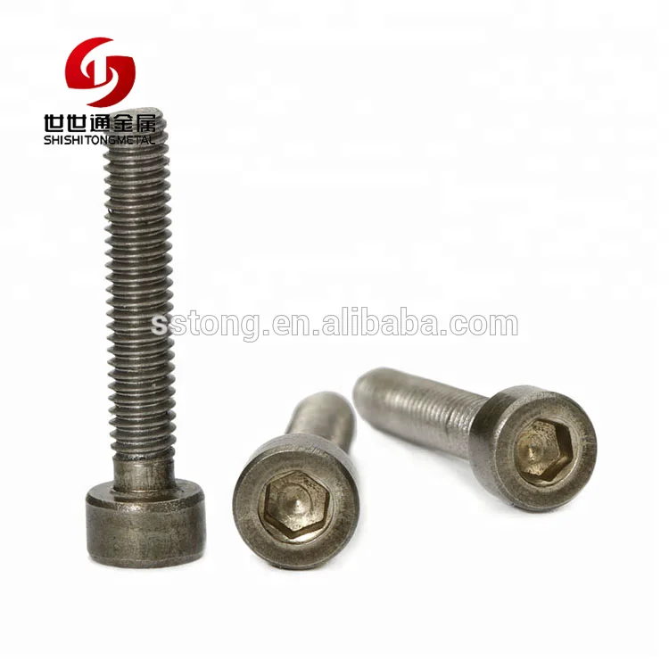 M10 x 45mm 1.5 Pitch Titanium Ti Bolt Taper Hex Allen Socket Head Screw GR5
