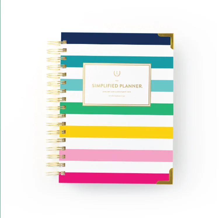 Wholesale Hard Cover Daily Simplified Planner Monthly Planner 2019 ...