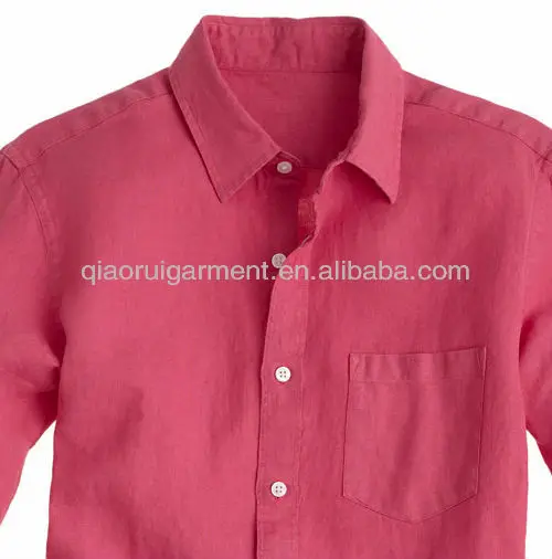 Strawberry Washed Pure Linen Shirt 