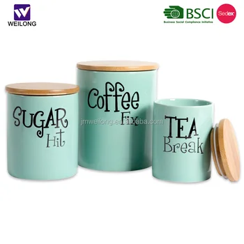 Custom Logo Round Metal Storage Box Tea Coffee Sugar Canister Jar Custom Logo Round Metal Storage Box Tea