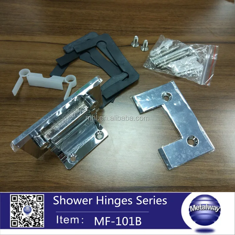 Solid Brass Black Rubber Gasket Chrome Finish Shower Hinges Buy Glass