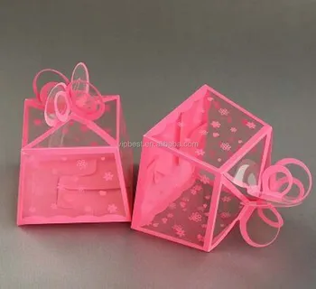 small clear plastic favor boxes