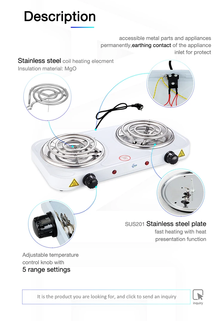 Cooking Appliances 110v Electric Stove Oven Charcoal Stove With Metal