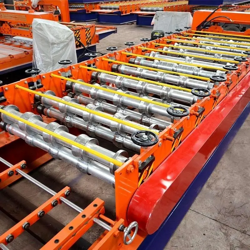 High Performance Corrugated Panel Zinc Aluminum Roofing Iron Sheets Roll Forming Making Machine