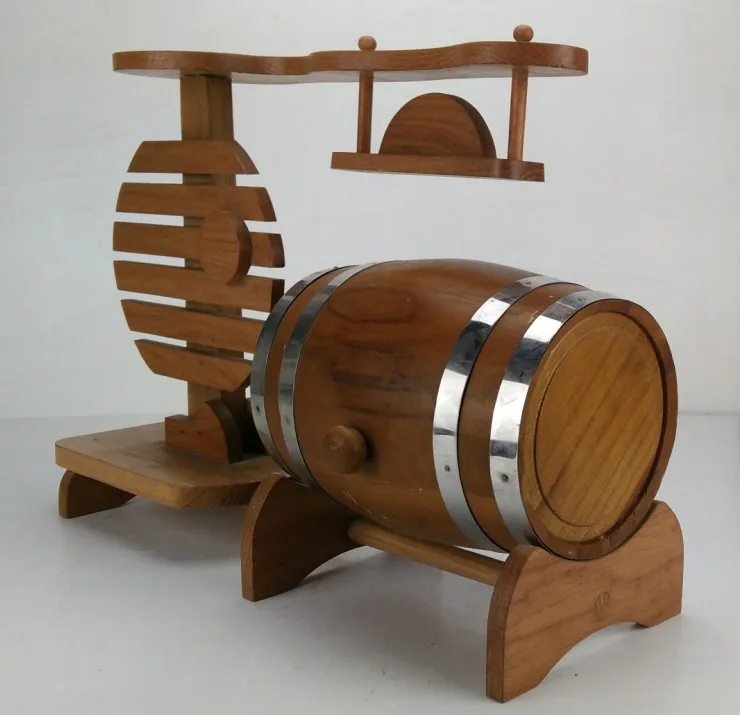 Antique Style Oak Wood Wine Barrel Racks Buy Cherry Wood
