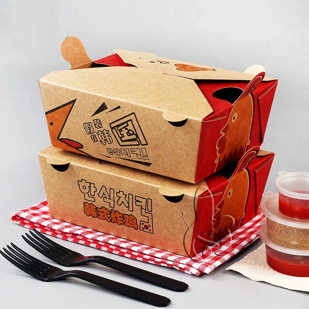 Download Wholesale Kraft Paper Take Out Fried Chicken Boxes - Buy Fried Chicken Box,Box For Fried Chicken ...