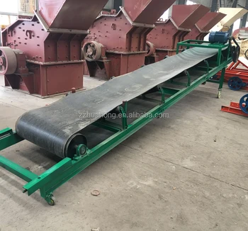 conveyor belt fertilizer grain soil larger