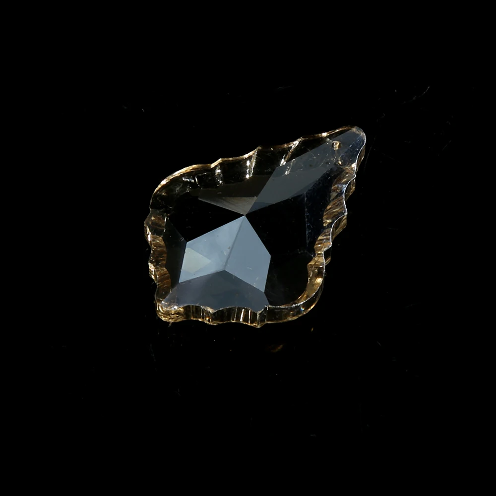 Chandelier Gold Champagne Crystal Hanging Lighting Drop Glass Pendant