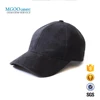 Popular Style Hip Hop Cap Custom Made Suede Fabric Hat Plain Black Unisex Cap