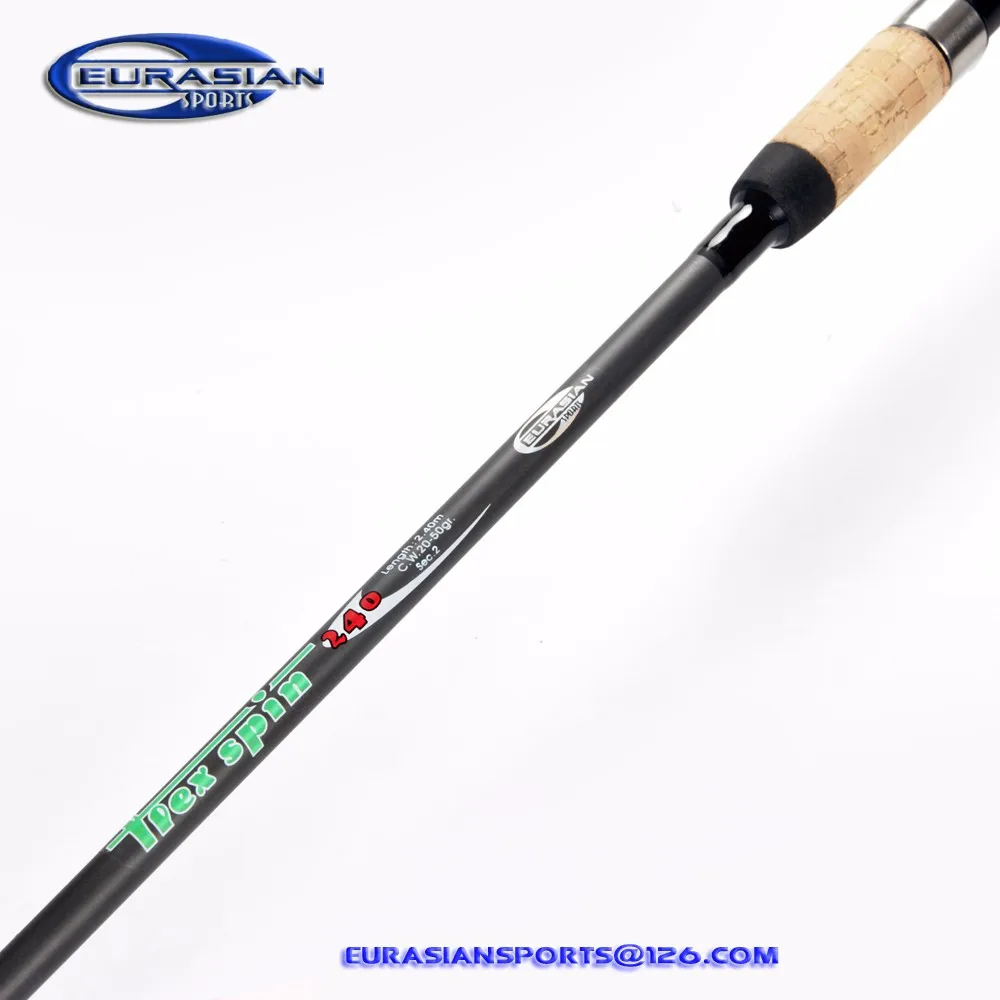 2.40m C.w.2050g 2 Sections Wholesale Glass Cheap Price Cork Handle