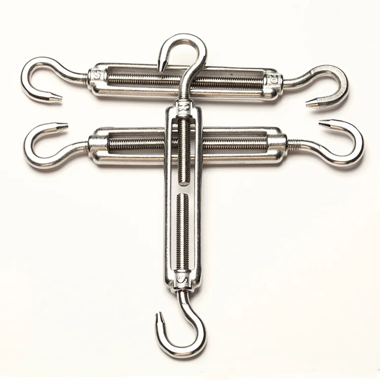 EU type stainless turnbuckle hook and hook stainless turnbuckle