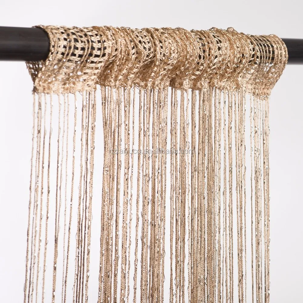glitter string curtains