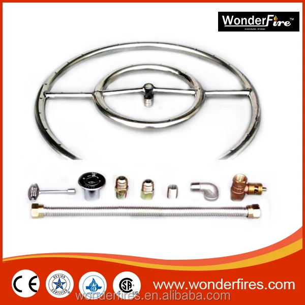 6 12 18 24 30 36 Stainless Steel Fire Pit Burner Ring Kit Natural Gas View Fire Rings Fire Burners Firepit Rings Firepit Burners Wonders Product Details From Dongguan Ule Cooker Outdoor Leisure