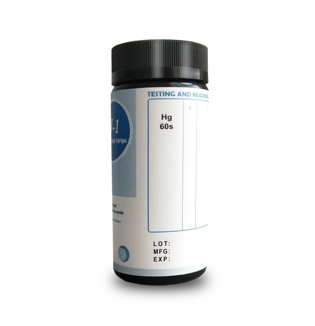 Industrial Mercury Test Systems Water Test Mercury(hg) Check 60 Seconds