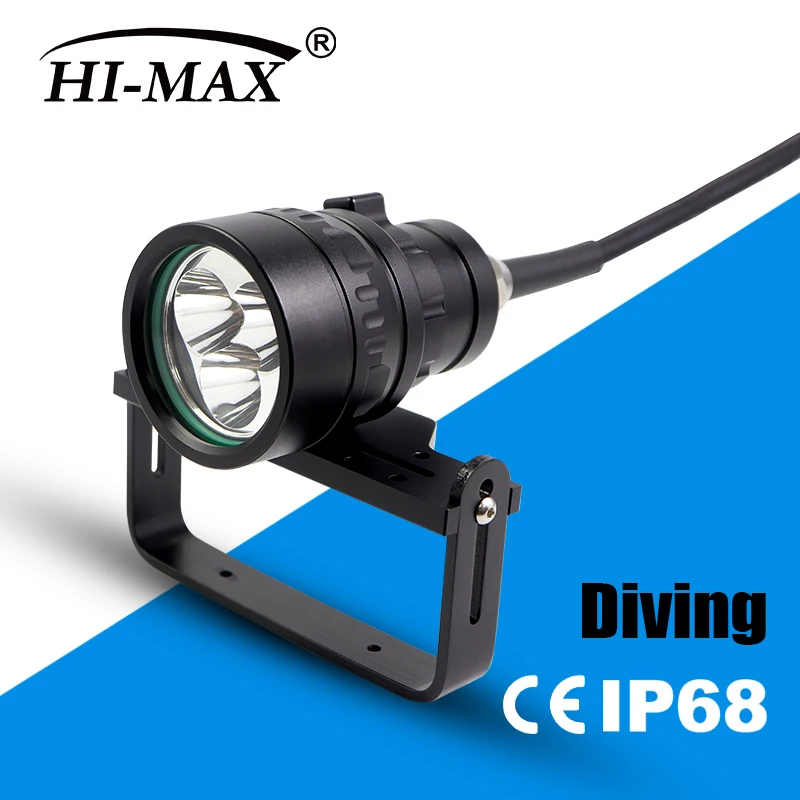 Cave Diving Himax H01 Slim 3500lumen Dive Canister Light With Goodman