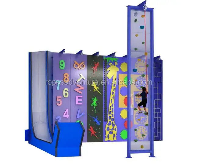 Amusement Park Rides Kids Treadwall Used Rock Climbing Wall For Sale