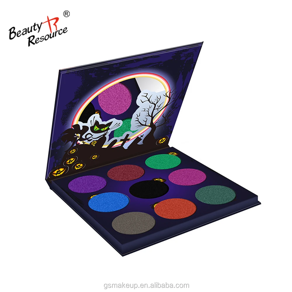 Diamond Fashion Eyeshadow Pumpkin Head Halloween 9 Colour Eye Shadow