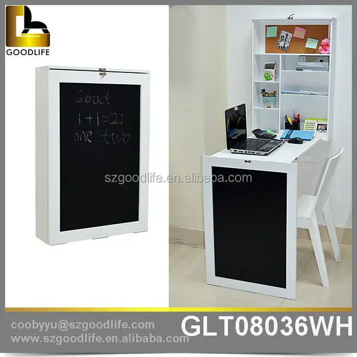 Wholesale Nc White Wall Mount Cabinet With Folding Desk 