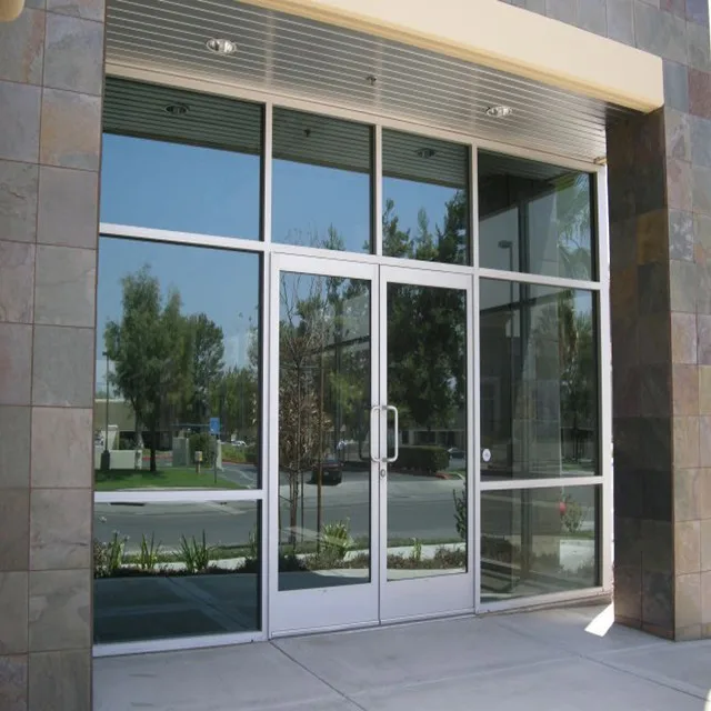 Unbreakable Tempered Glass Storefront Doors And Windows Buy