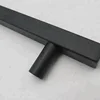 Black Color Hollow Stainless Steel Handle For Furniture