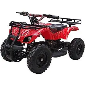 CR_Electronics Sonora Redspider 350W (Brush Motor) Electric ATV Ride on Toys, Ages 6 - 8